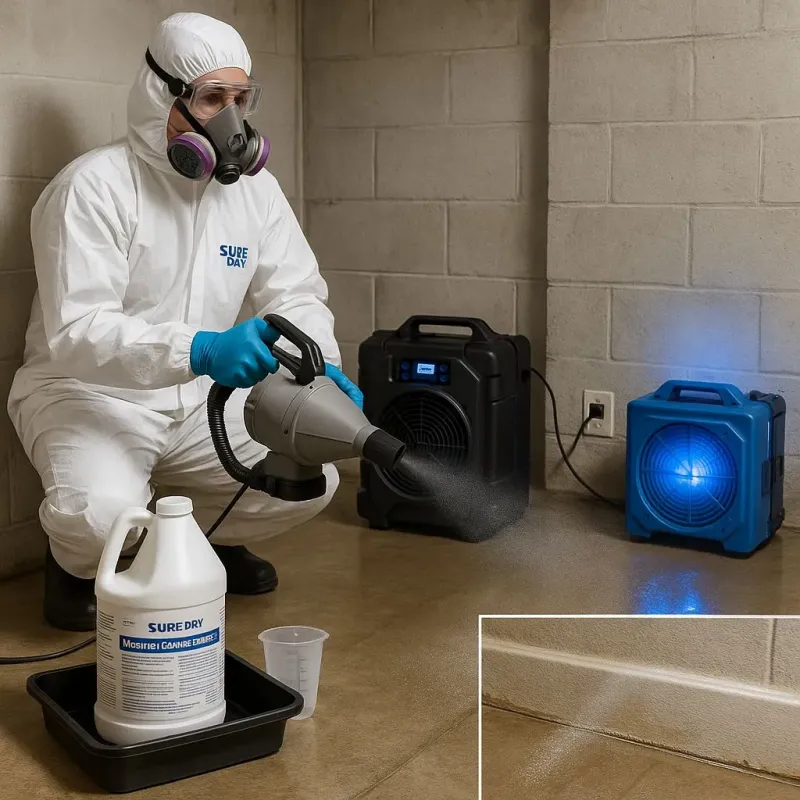 Sanitization and Odor Removal process in Chelsea, MI