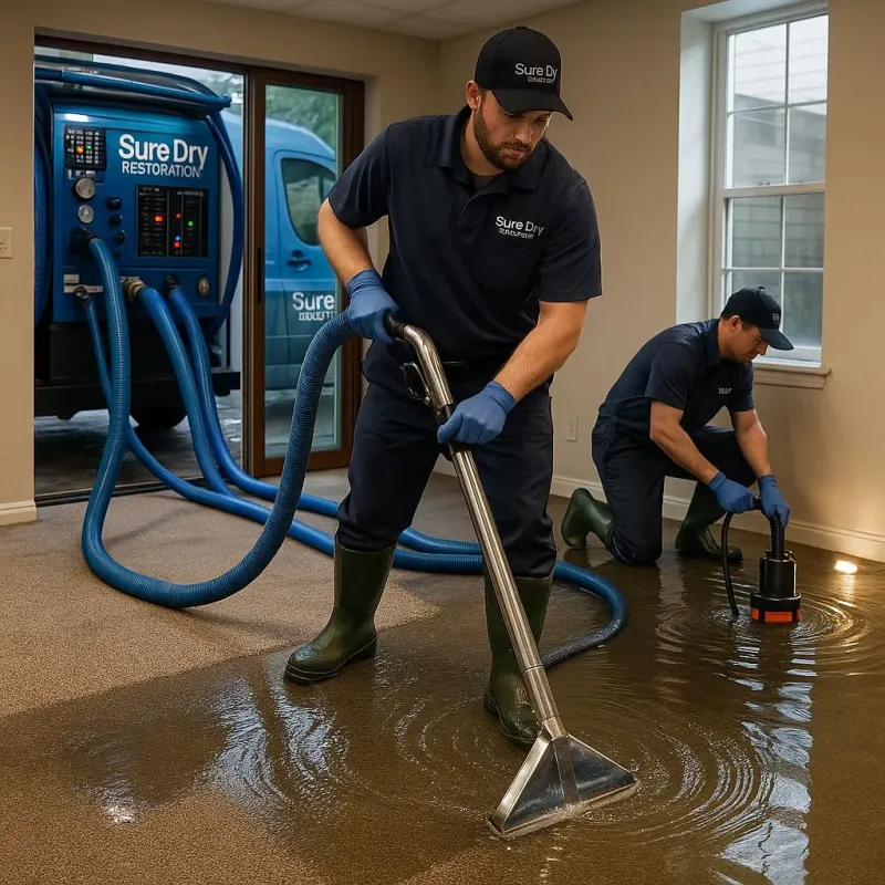 Water Extraction and Removal process in Chelsea, MI